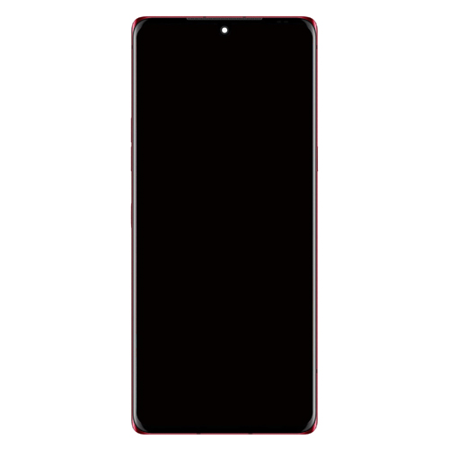 OLED Assembly With Frame Compatible for LG Velvet 5G (Refurbished) - Red