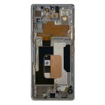OLED Assembly With Frame Compatible for LG Velvet 5G (Refurbished) - Gray