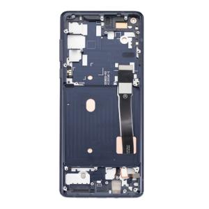 OLED Assembly With Frame Compatible for Motorola Moto Edge 5G (XT2063 / 2020) (Refurbished) - Solar Black