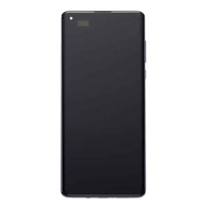 OLED Assembly With Frame Compatible for Motorola Moto Edge 5G (XT2063 / 2020) (Refurbished) - Solar Black