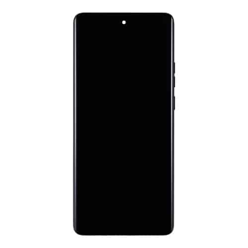 OLED Assembly With Frame Compatible for Motorola Moto Edge (XT2305 / 2023) (Refurbished) - Eclipse Black