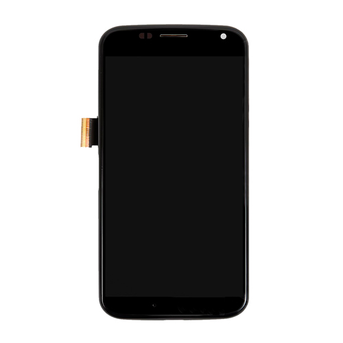 OLED Assembly With Frame Compatible for Motorola Moto X (XT1058) (Refurbished) - Black
