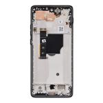 OLED Assembly With Frame Compatible for Motorola Moto Edge (XT2405 / 2024) (Refurbished) - Black