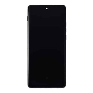 OLED Assembly With Frame Compatible for Motorola Moto Edge (XT2405 / 2024) (Refurbished) - Black