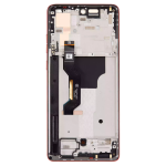 OLED Assembly With Frame Compatible for Motorola Moto G Stylus 5G (XT2419 / 2024) (Refurbished) - Scarlet Wave