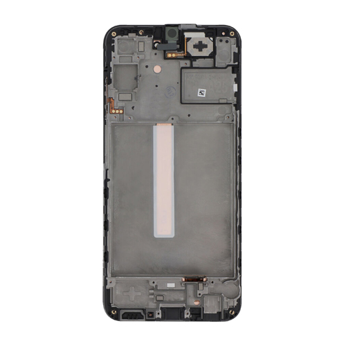 Service Pack - Battery and OLED Assembly With Frame Compatible for Samsung Galaxy A25 5G (A256 / 2023) - Black