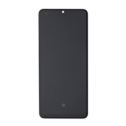 OLED Assembly With Frame Compatible for Samsung Galaxy A32 4G (A325 / 2021) (Premium) - Black