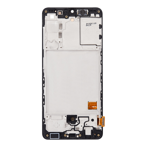 OLED Assembly With Frame Compatible for Samsung Galaxy A41 (A415 / 2020) (Refurbished) - Black