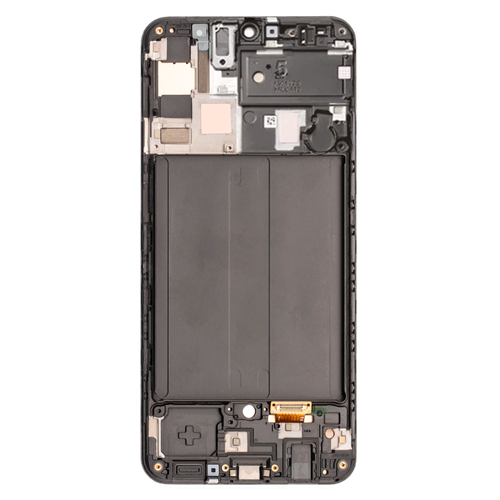 OLED Assembly With Frame Compatible for Samsung Galaxy A50 (A505F / 2019) (Premium) - Black