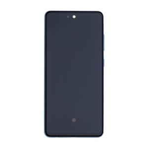 OLED Assembly With Frame Compatible for Samsung Galaxy A52 4G (A525 / 2021) / A52 5G (A526 / 2021) / A52S (A528 / 2021) (Refurbished) - Awesome Blue