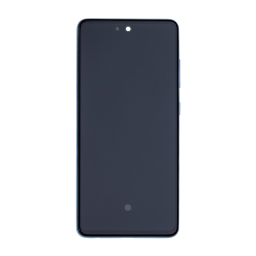 OLED Assembly With Frame Compatible for Samsung Galaxy A52 4G (A525 / 2021) / A52 5G (A526 / 2021) / A52S (A528 / 2021) (Refurbished) - Awesome Blue