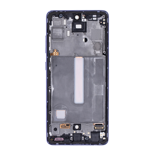 OLED Assembly With Frame Compatible for Samsung Galaxy A52 4G (A525 / 2021) / A52 5G (A526 / 2021) / A52S (A528 / 2021) (Refurbished) - Awesome Violet