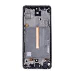 OLED Assembly With Frame Compatible for Samsung Galaxy A52 4G (A525 / 2021) / A52 5G (A526 / 2021) / A52S (A528 / 2021) (Refurbished) - Awesome White