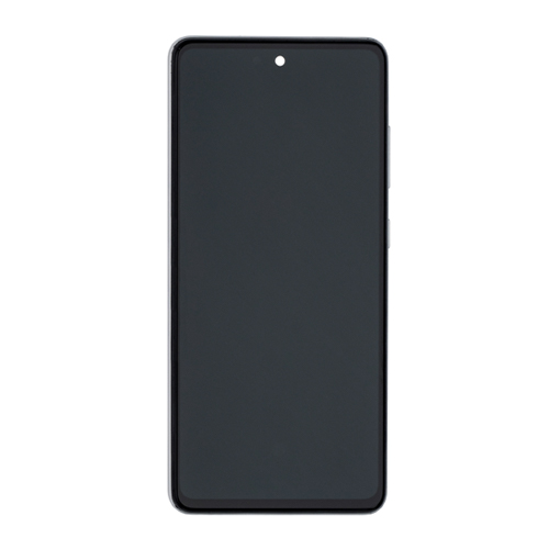 OLED Assembly With Frame Compatible for Samsung Galaxy A52 4G (A525 / 2021) / A52 5G (A526 / 2021) / A52S (A528 / 2021) (Refurbished) - Awesome White