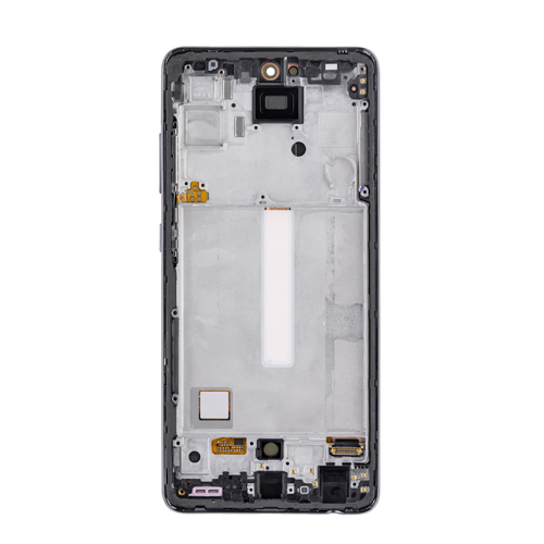 LCD Assembly With Frame Compatible for Samsung Galaxy A52 4G (A525 / 2021) / A52 5G (A526 / 2021) / A52S (A528 / 2021) (Aftermarket) (No Finger Print Scanner) - Black