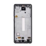 OLED Assembly With Frame Compatible for Samsung Galaxy A52 4G (A525 / 2021) / A52 5G (A526 / 2021) / A52S (A528 / 2021) (Premium) - Black