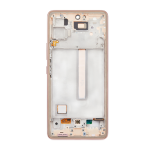 OLED Assembly With Frame Compatible for Samsung Galaxy A53 5G (A535 / A536) (Refurbished) - Peach