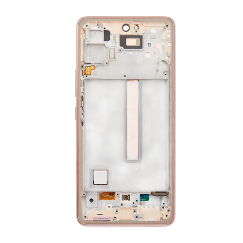 OLED Assembly With Frame Compatible for Samsung Galaxy A53 5G (A535 / A536) (Refurbished) - Peach