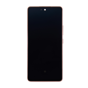 OLED Assembly With Frame Compatible for Samsung Galaxy A53 5G (A535 / A536) (Refurbished) - Peach