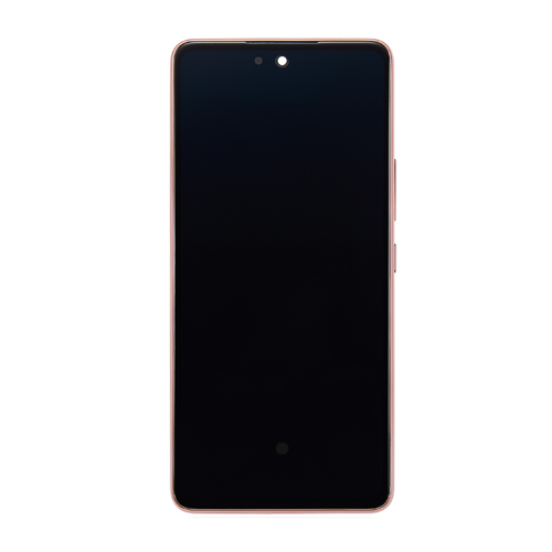 OLED Assembly With Frame Compatible for Samsung Galaxy A53 5G (A535 / A536) (Refurbished) - Peach