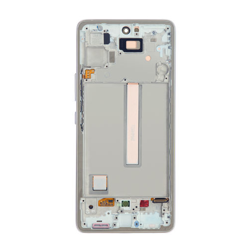 OLED Assembly With Frame Compatible for Samsung Galaxy A53 5G (A536 / 2022) (Premium) (Original Size) - White
