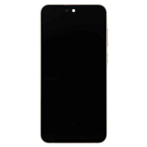 OLED Assembly With Frame Compatible for Samsung Galaxy A55 5G (A556 / 2023) (Refurbished) - Ice Lemon