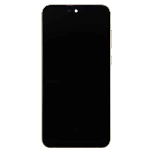OLED Assembly With Frame Compatible for Samsung Galaxy A55 5G (A556 / 2023) (Refurbished) - Ice Lemon