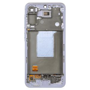 OLED Assembly With Frame Compatible for Samsung Galaxy A55 5G (A556 / 2023) (PULL / A) - Lilac