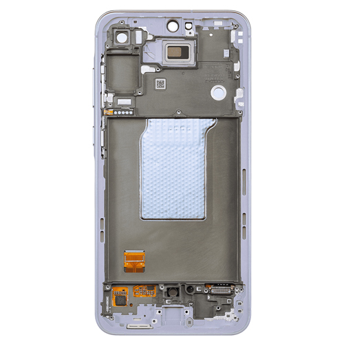 OLED Assembly With Frame Compatible for Samsung Galaxy A55 5G (A556 / 2023) (PULL / A) - Lilac