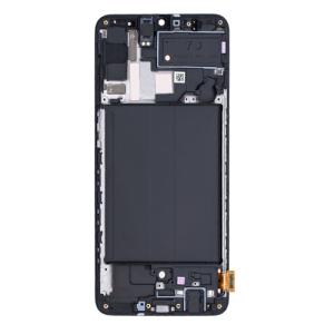 OLED Assembly With Frame Compatible for Samsung Galaxy A70 (A705 / 2019) (Premium) (Original Size) - Black