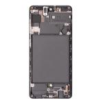 OLED Assembly With Frame Compatible for Samsung Galaxy A71 (A715 / 2020) (Premium) (Original Size) - Black