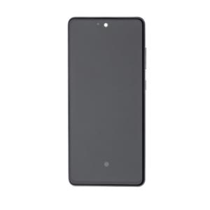 OLED Assembly With Frame Compatible for Samsung Galaxy A72 (A725 / 2021) (Premium) - Black