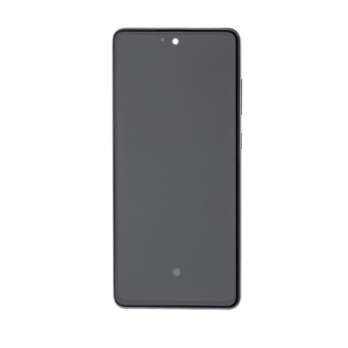 OLED Assembly With Frame Compatible for Samsung Galaxy A72 (A725 / 2021) (Premium) - Black