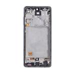 OLED Assembly With Frame Compatible for Samsung Galaxy A72 (A725 / 2021) (Premium) - Black