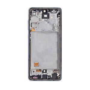 OLED Assembly With Frame Compatible for Samsung Galaxy A72 (A725 / 2021) (Premium) - Black