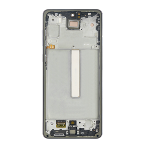 OLED Assembly With Frame Compatible for Samsung Galaxy A73 4G (A735 / 2022) / A73 5G (A736 / 2022) (Refurbished) - Gray