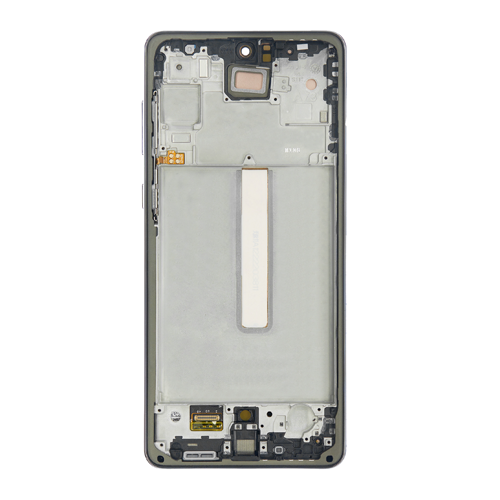 OLED Assembly With Frame Compatible for Samsung Galaxy A73 4G (A735 / 2022) / A73 5G (A736 / 2022) (Refurbished) - Gray