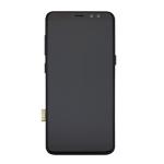 OLED Assembly With Frame Compatible for Samsung Galaxy A8 (A530 / 2018) (Refurbished) - Black