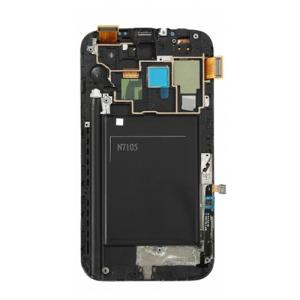 OLED Assembly With Frame Compatible for Samsung Galaxy Note 2 (Refurbished) - Black