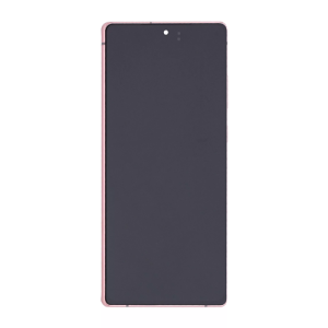 Service Pack - Battery and OLED Assembly With Frame Compatible for Samsung Galaxy Note 20 5G - Mystic Bronze