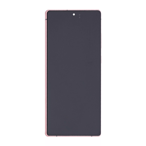 Service Pack - Battery and OLED Assembly With Frame Compatible for Samsung Galaxy Note 20 5G - Mystic Bronze