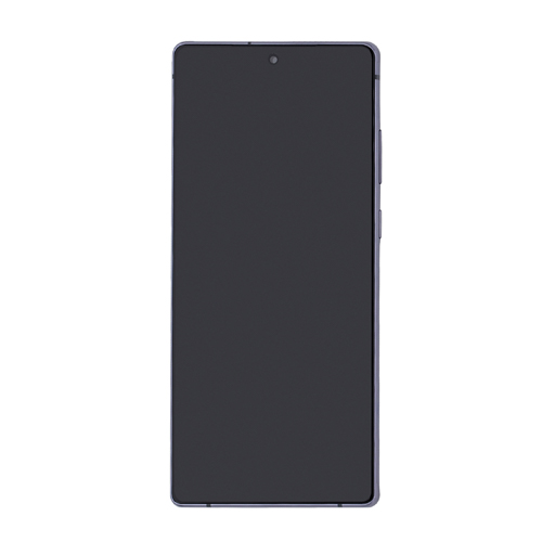Service Pack - Battery and OLED Assembly With Frame Compatible for Samsung Galaxy Note 20 5G - Mystic Gray