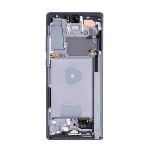 Service Pack - Battery and OLED Assembly With Frame Compatible for Samsung Galaxy Note 20 5G - Mystic Gray