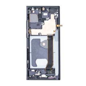 OLED Assembly With Frame Compatible for Samsung Galaxy Note 20 Ultra 5G (Premium) (120Hz) - Mystic Black
