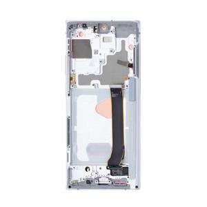 OLED Assembly With Frame Compatible for Samsung Galaxy Note 20 Ultra 5G (Refurbished) - Mystic White