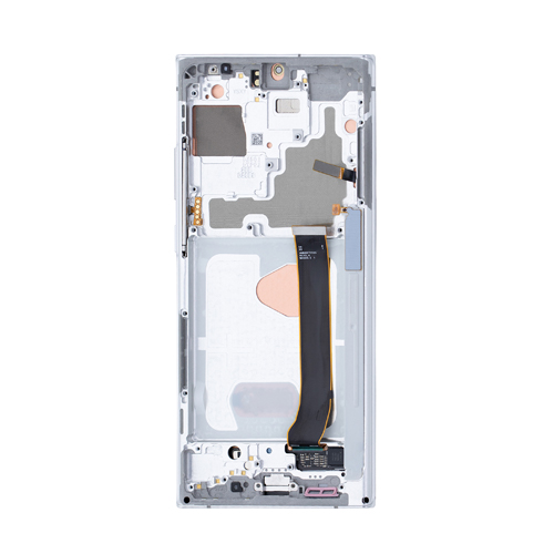 OLED Assembly With Frame Compatible for Samsung Galaxy Note 20 Ultra 5G (Refurbished) - Mystic White