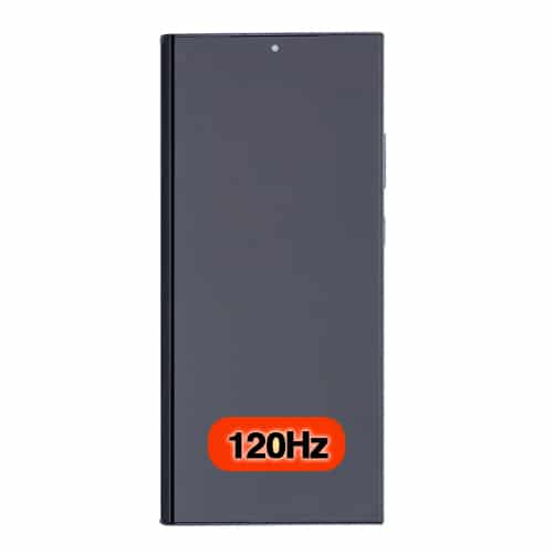 OLED Assembly With Frame Compatible for Samsung Galaxy Note 20 Ultra 5G (Premium) (120Hz) - Mystic Black