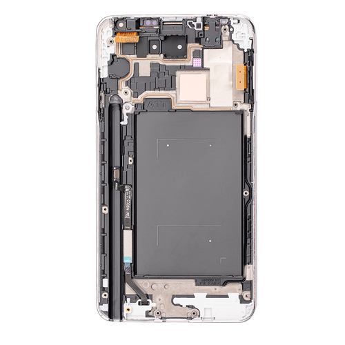 OLED Assembly With Frame Compatible for Samsung Galaxy Note 3 (AT&T/T-MOBILE) (Refurbished) - White