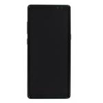 LCD Assembly With Frame Compatible for Samsung Galaxy Note 8 (Aftermarket) - Midnight Black