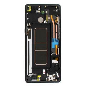 LCD Assembly With Frame Compatible for Samsung Galaxy Note 8 (Aftermarket) - Midnight Black